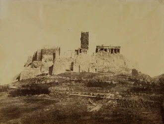 Die Westseite der Akropolis